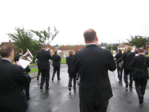 A Cornet players 'eye view' on the march